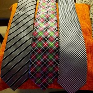 Men Neckties *BRAND NEW* 3 Bundles in One Basket 100% Silk